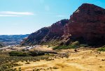 UP 6066 leads an eastbound tank train up the grade at Echo Canyon